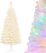 Árbol de Navidad Artificial Preiluminado, luces cálidas y de color, 4 pies