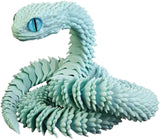 Juguetes de serpiente impresos en 3D, juguete flexible, set