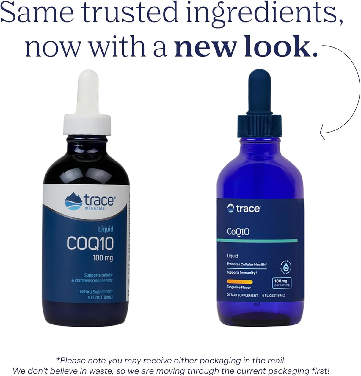 Suplemento líquido CoQ10 100 mg Trace Minerals, 4 oz