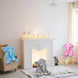 Lindo peluche almohada Elefante rosa, los niños lo aman