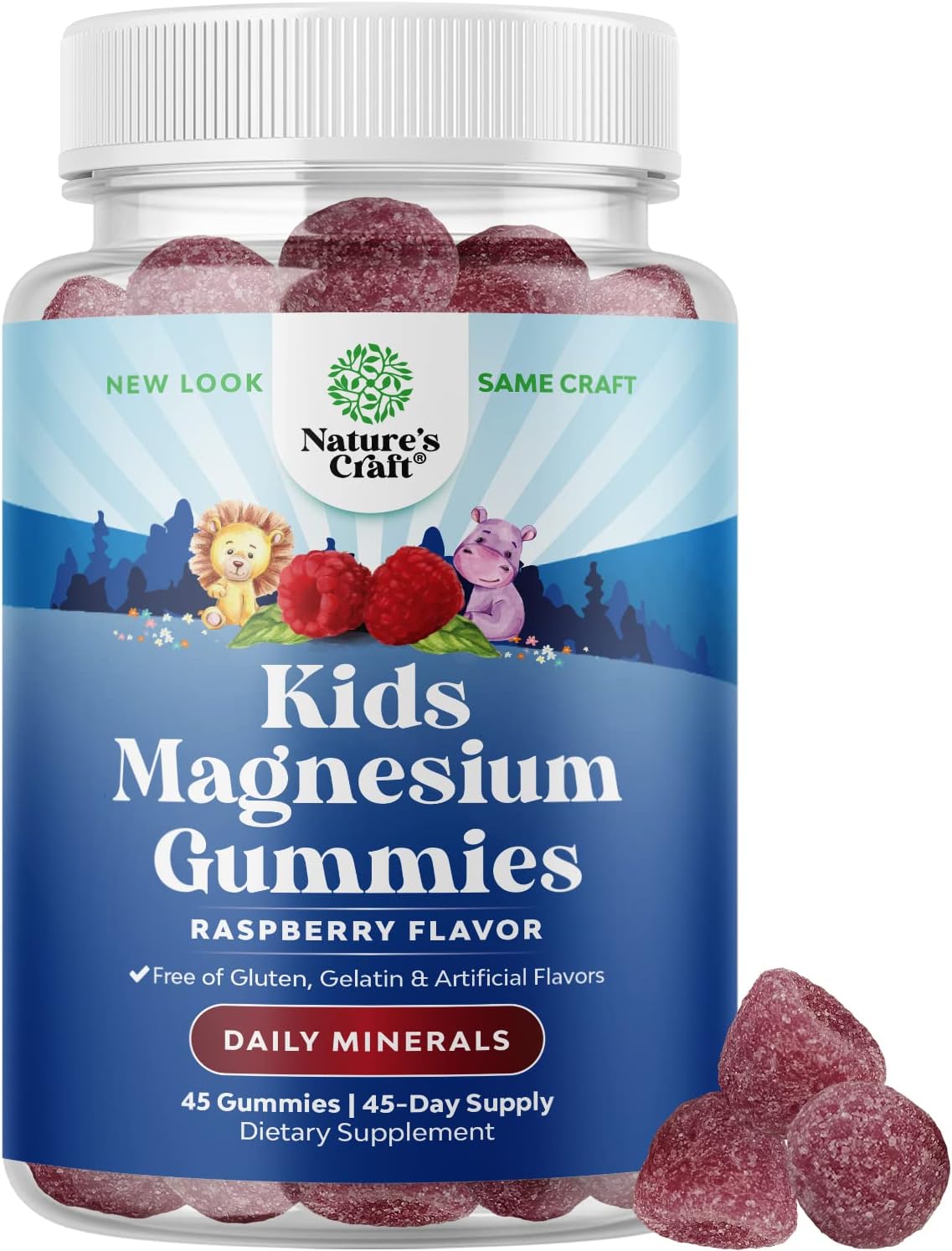 Suplementos de magnesio relajantes y calmadas para niños