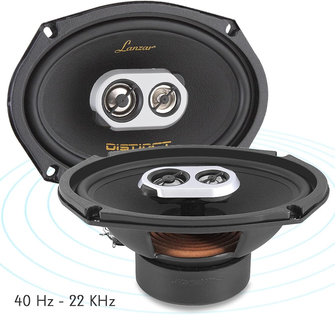 Parlantes o Vías de altavoces coaxiales Lanzar DCT6.93