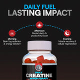 Aim High Gummies de Creatina, 120ct, Energía y Músculo