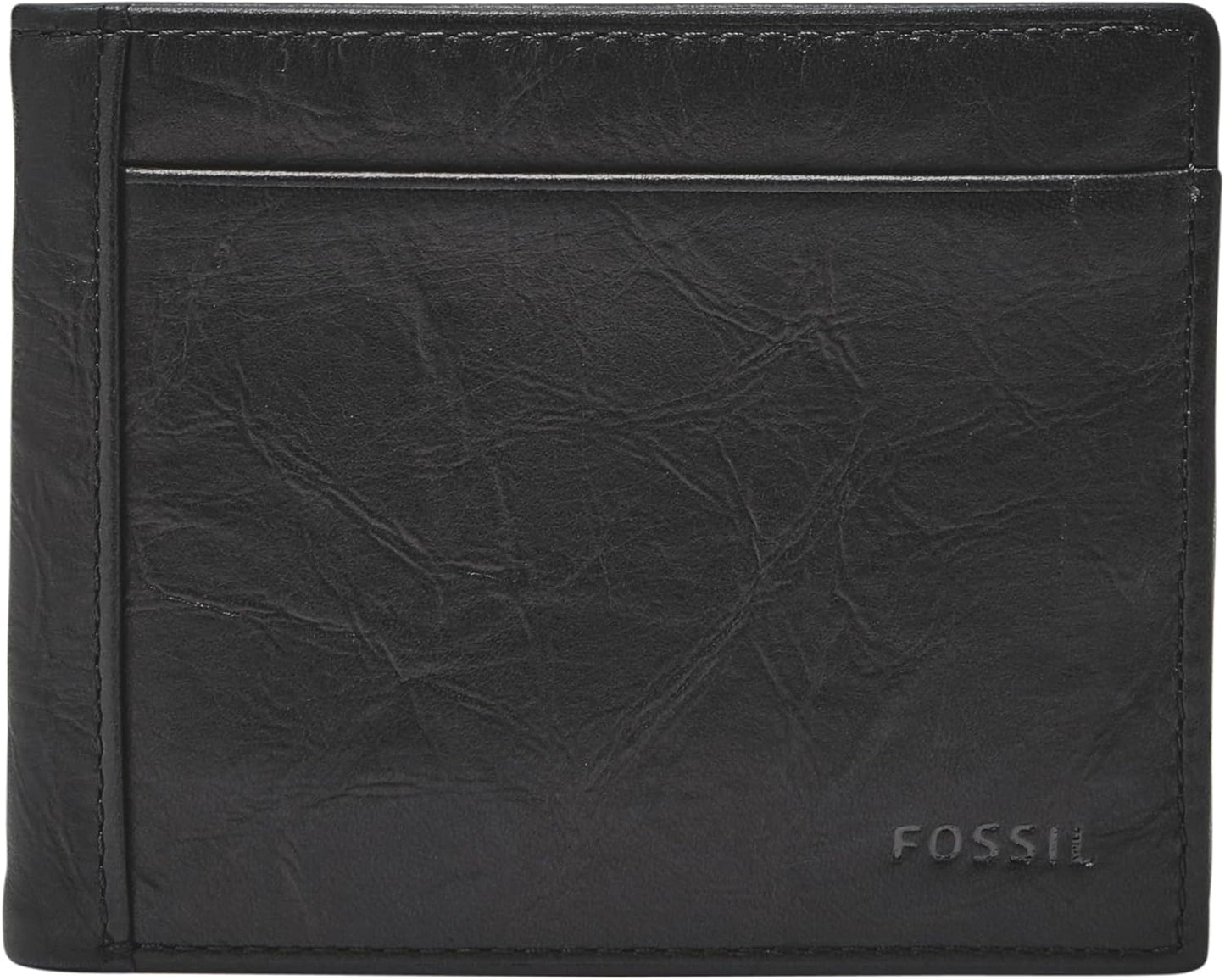 Billetera de piel bifold con ID de Fossil, Modelo: ML3899001