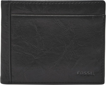 Billetera de piel bifold con ID de Fossil, Modelo: ML3899001