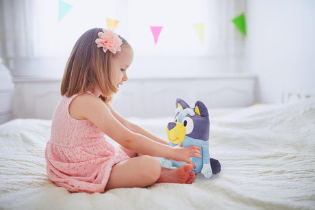 Cojín Mini Bluey de Jay Franco - Suave, 12 pulgadas, Microfibra