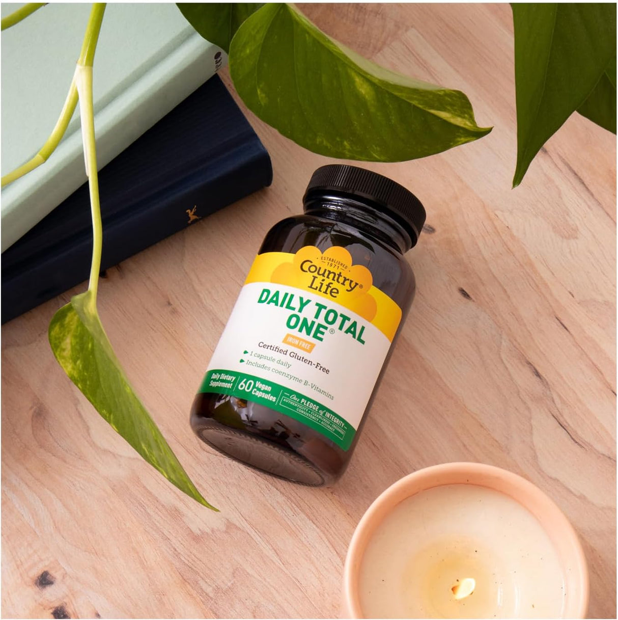 Multivitamínico Daily Total One, Country Life, 60 Vegano