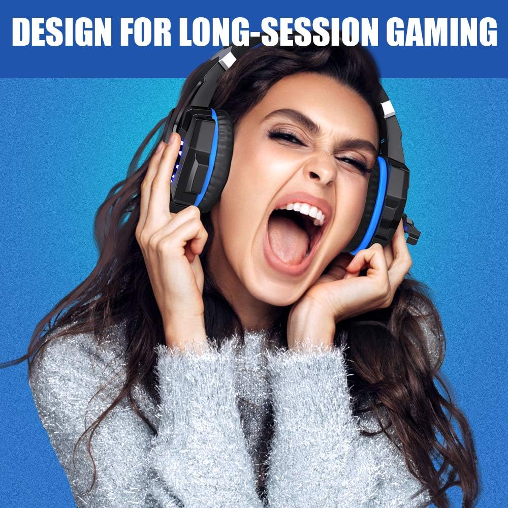 Auriculares Gaming BENGOO G9000, Cancelación de Ruido, Micrófono