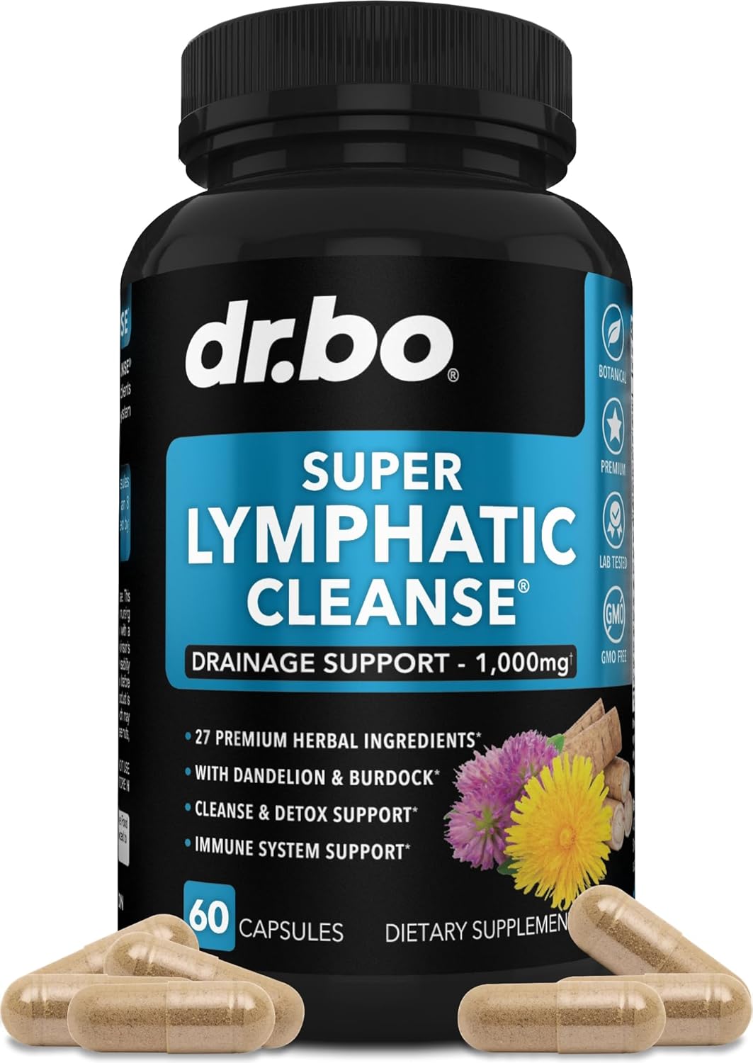 Suplementos de drenaje linfático de limpieza total