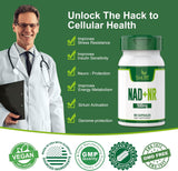 Suplemento Ribosida de nicotinamida NAD+con  resveratrol
