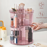 Organizador de maquillaje giratorio con 8 capas ajustables