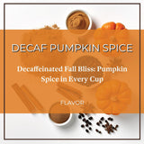 Café San Diego DECAF Pumpkin Spice, Molido Tostado 16 oz