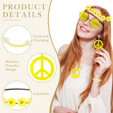 Set de Accesorios Hippie Boho 6 Pcs para Fiesta Retro