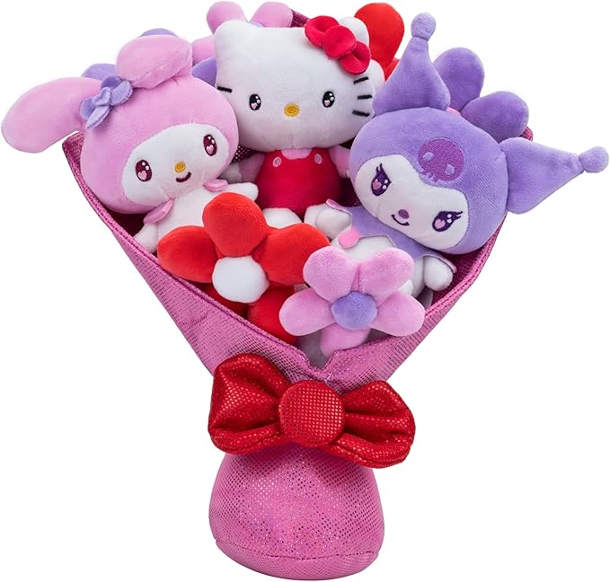 Ramo de Peluches Hello Kitty y Amigos - 9 Peluches - Sanrio
