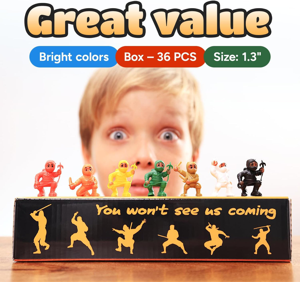 Figuras de Acción Mini Ninja - Suministros de Fiesta - 36 piezas