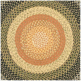 Alfombra redonda tejida reversible 9' modelo BRD308A