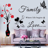 Vinilos Decorativos Familia - Adhesivos Removibles para Pared