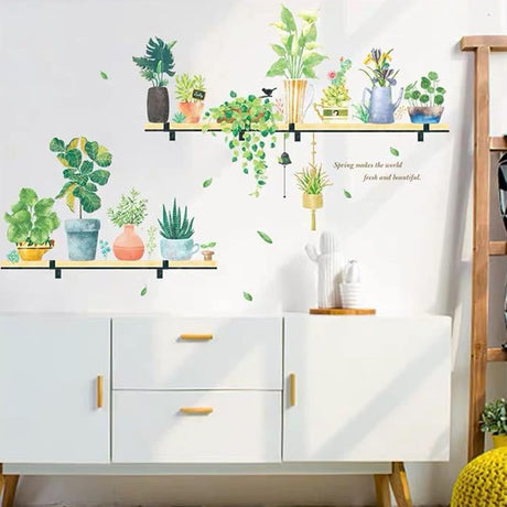 ROFARSO Pegatinas de Pared Plantas Tropicales 42.9'' x 40.2