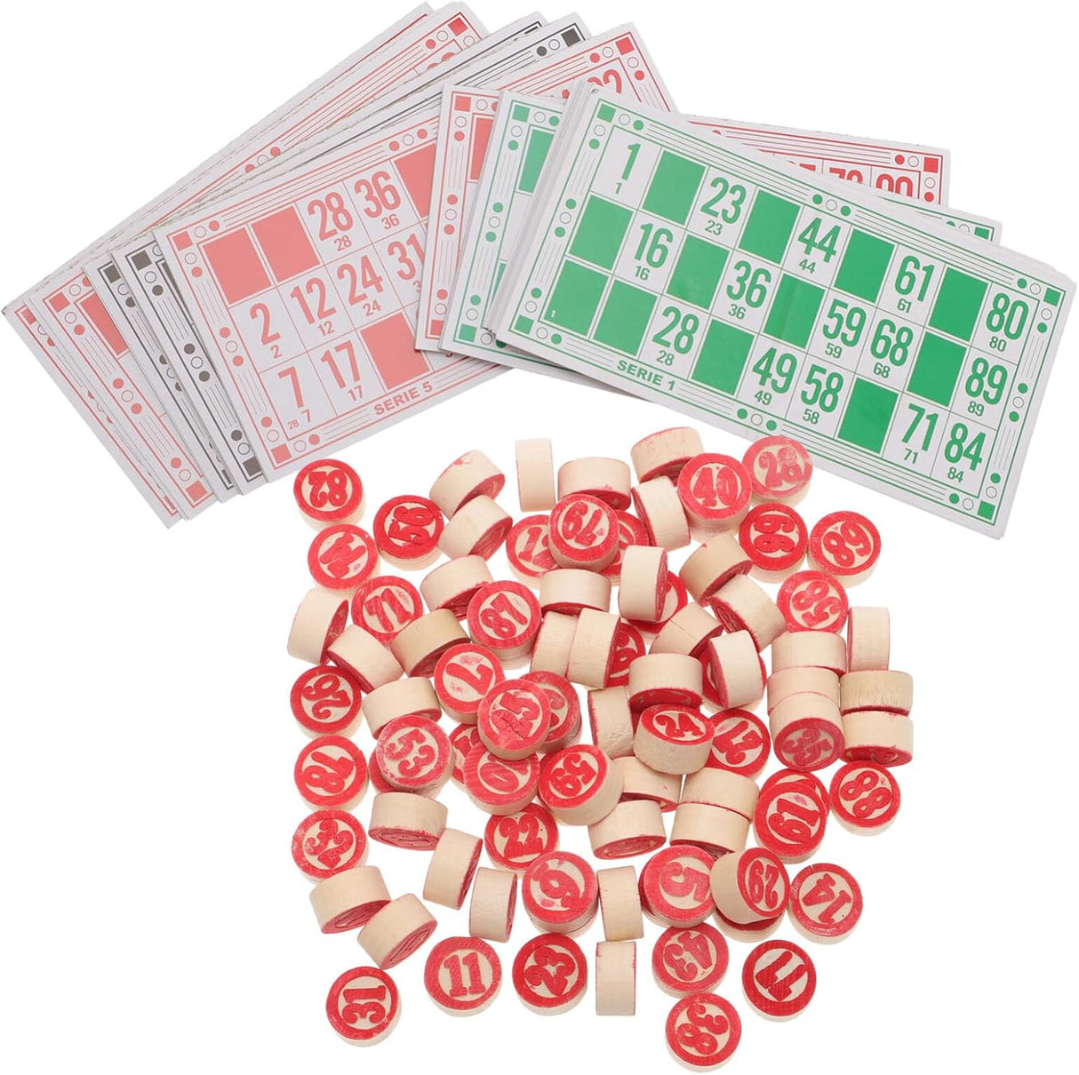 Juego de Bingo Toyvian, Set de Viaje, Fichas y Tableros
