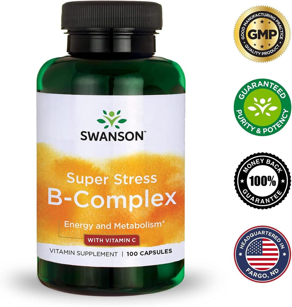 Complejo B 100 cápulas  Swanson-SW920