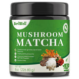 Polvo de Matcha con Hongos Superfood, 8 Oz, Sabor Delicioso