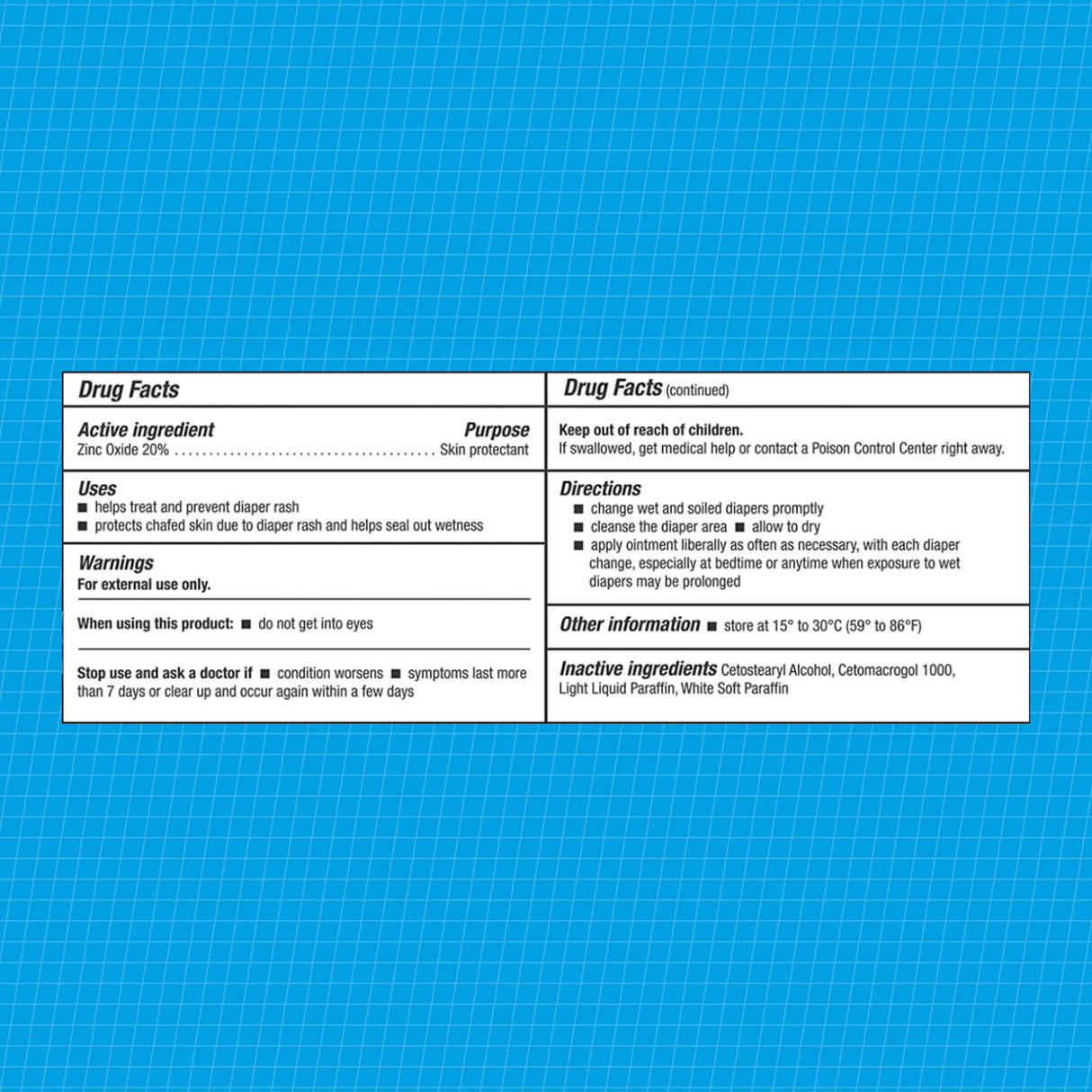 CareAll Zinc Oxide 20% Ointment, Barriera, 15 oz.