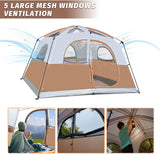 Tienda UNP: Carpa familiar 6 personas, impermeable y fácil montaje