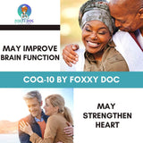 CoQ10 Suplemento Foxxy Doc 400mg 200 cápsulas