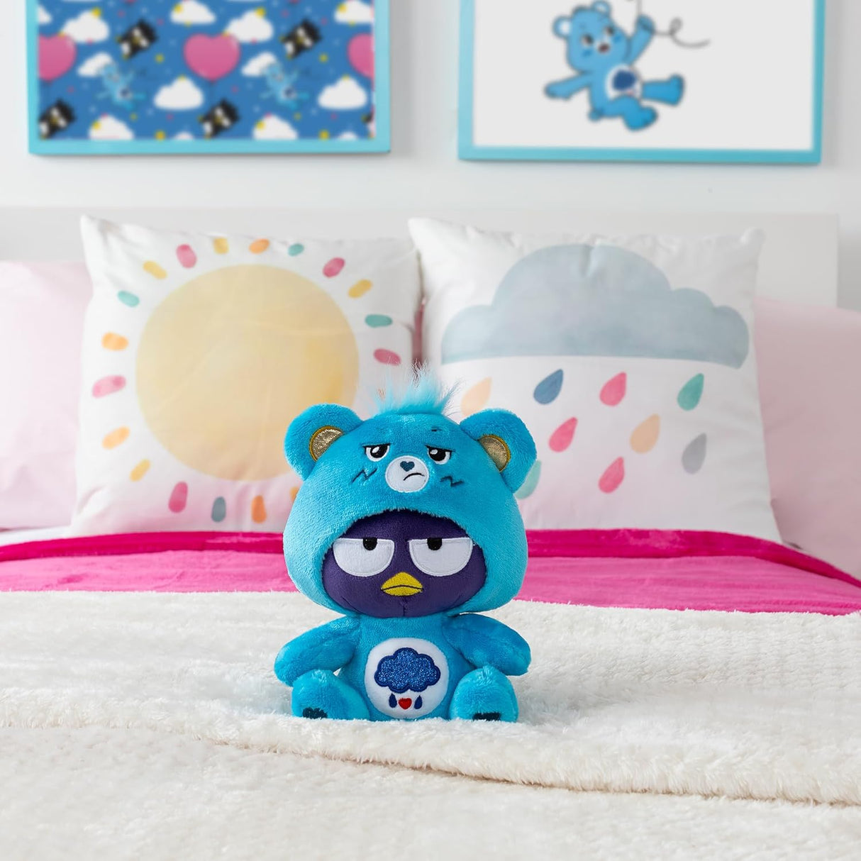 Peluche Badtz-Maru como Grumpy Bear - Care Bears, 8 Suave