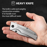 Cuchillo de Bolsillo Táctico 3.5 con Clip para Supervivencia