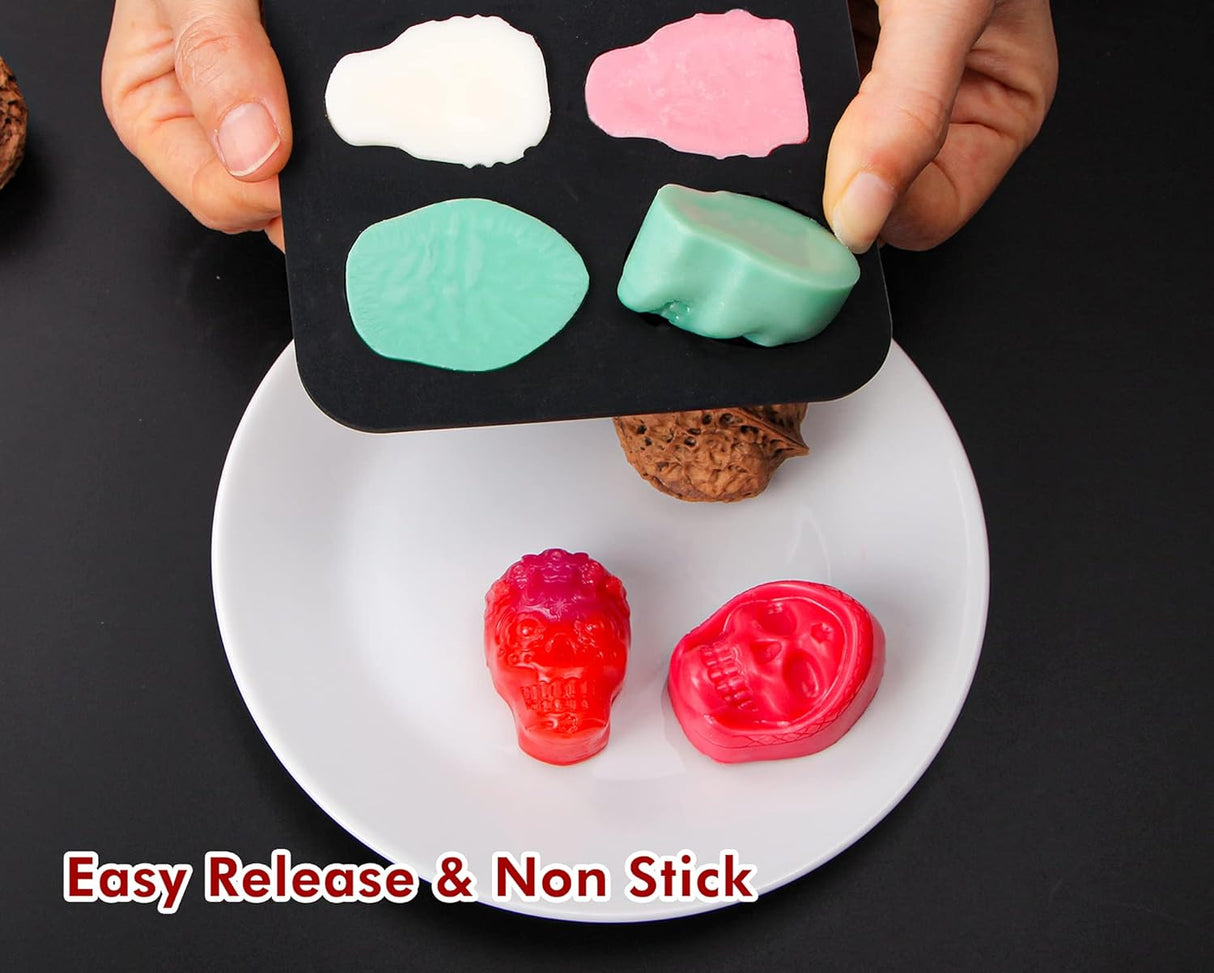 Moldes de chocolate Webake con 5 formas para Halloween, 2 pcs