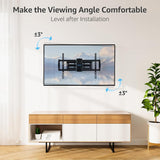 Soporte de TV MOUNTUP para 42-82 con giro y inclinación MU0028