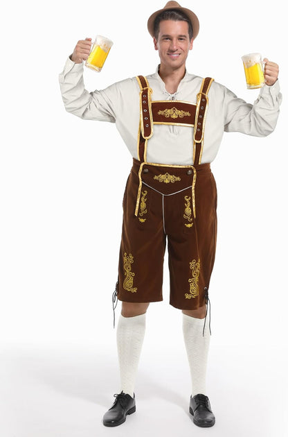 Conjunto Traje Oktoberfest, Lederhosen Bavarian para Hombre