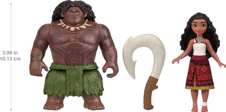 Juguetes Moana y Maui Mattel, Aventuras en el Océano 2 Pack