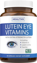 Suplemento de apoyo para ojos cansados y secos de luteína