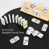 Dominó DAILYLIFE para Niños, Doble 6, 28 Fichas, 4 Trays