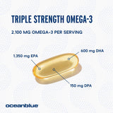 Omega 3 Prof. Oceanblue 2100-120 Cápsulas, Alta Potencia