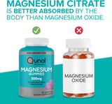 Suplementos de magnesio para adultos 200 mg de citrato