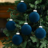 Adorno Decorativo de Bolas de Navidad Flocked 15 Pcs Liliful