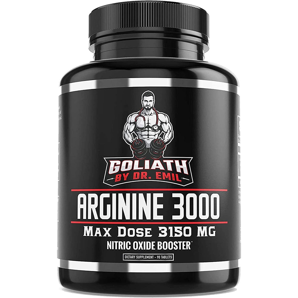 Suplemento L-arginina (3150 mg) para el crecimiento muscular