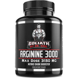 Suplemento L-arginina (3150 mg) para el crecimiento muscular
