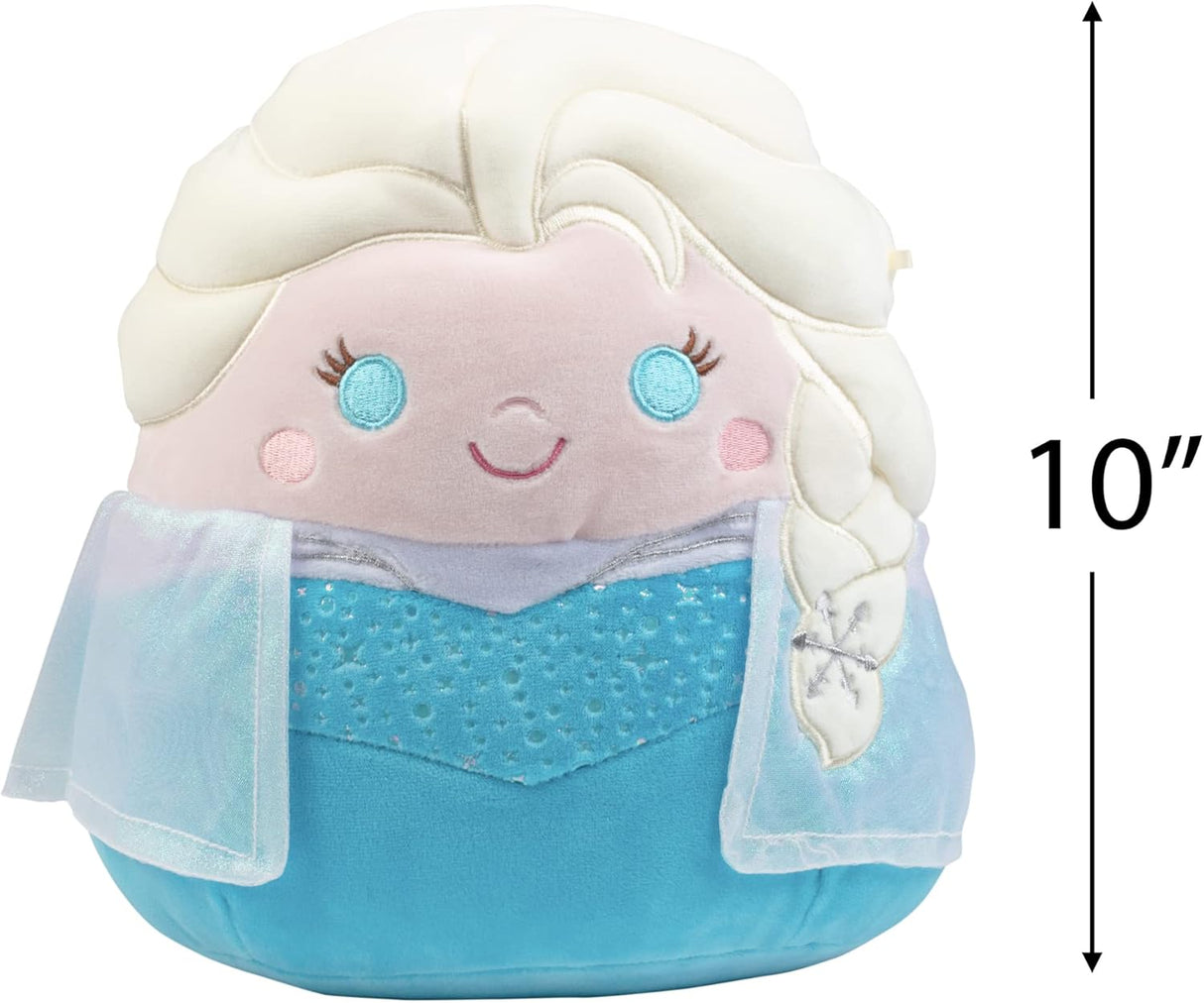 Peluches  Squishmallows  Disney Elsa de 10 pulgadas