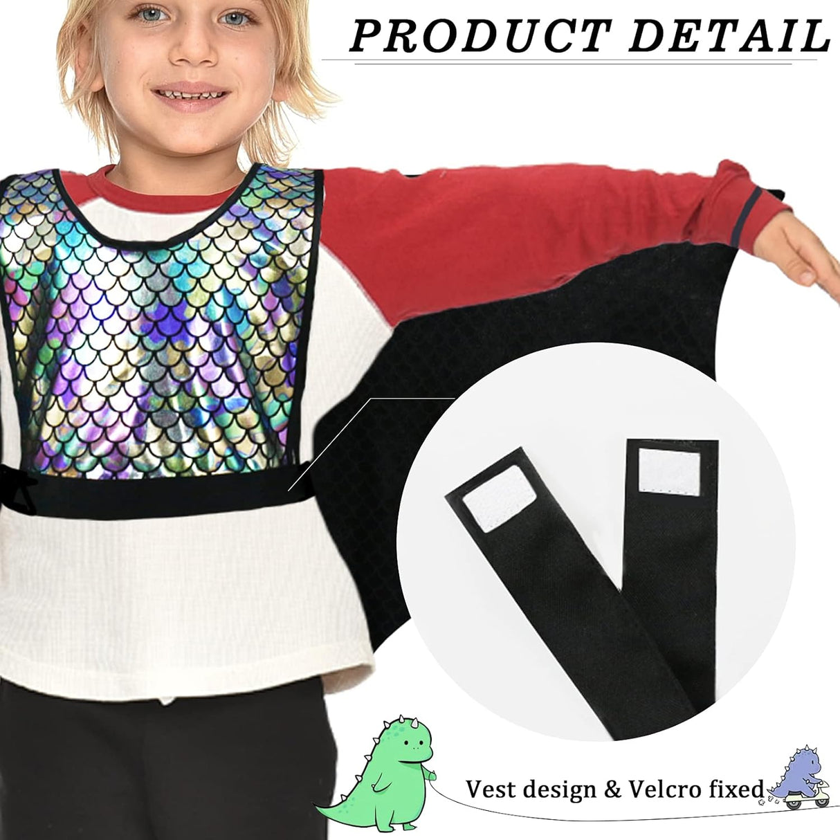 Disfraces de alas de dragón para niños talla única azul