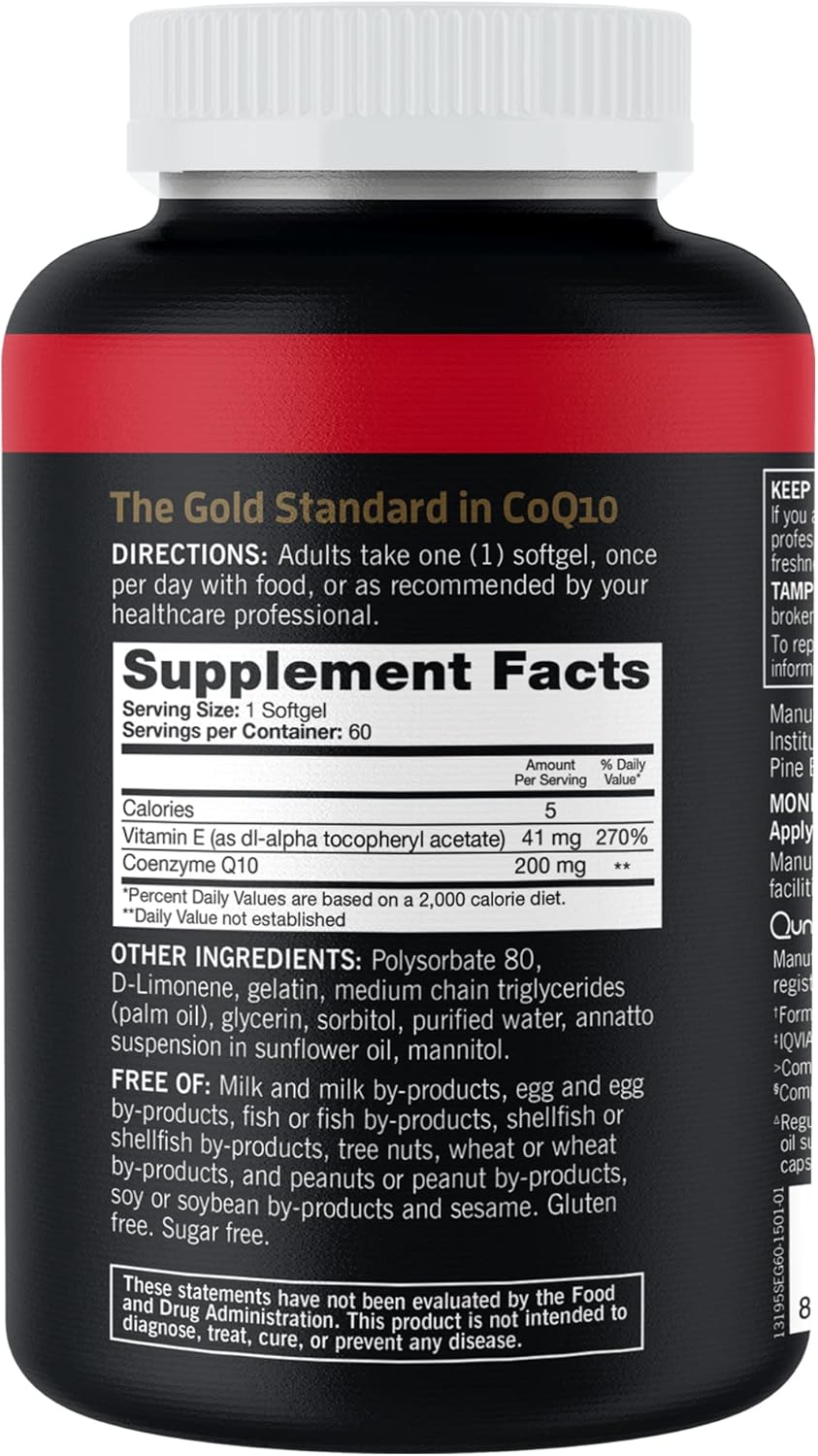 Suplemento CoQ10 de 200 mg, Ultra CoQ10  60 unidades