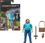 Figurina Mattel Minecraft Steve Posable con Accesorios Set Ref 12345