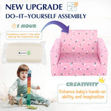 Silla cama tapizada para niños y bebés, Rosa MallBest