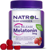 Natrol Time Release para un sueño reparador 3 mg 45 gomitas