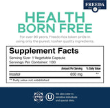 FREEDA Inositol Pure Cápsulas, 100 c, 100 días, Kosher