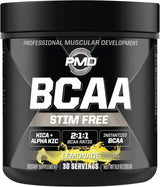 PMD Sports BCAA Aminoácidos sin Estímulo, Mejor Rendimiento 30 Servs