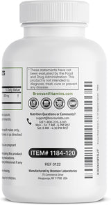 Suplemento Bronson Extracto de Shilajit de 500 mg  120 cáp